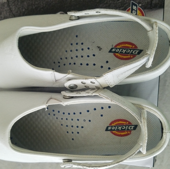 Dickies Conquest Sz. 10M White medical clogs - Picture 6 of 7